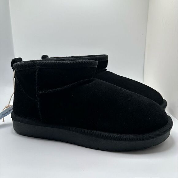 CUSHIONAIRE Women's pull on boot 7.5 BLACK - Picture 1 of 7